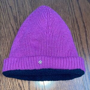 Lululemon Athletica Purple Knit Hat